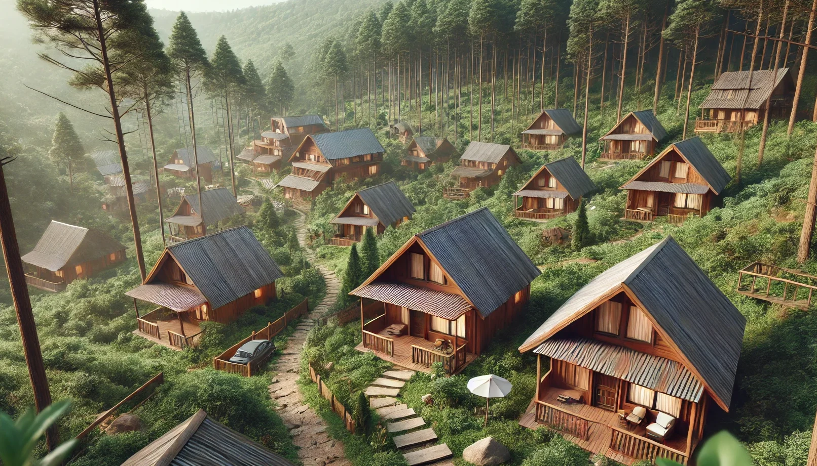 cabanas en la montana escapa al paraiso natural y rejuvenece