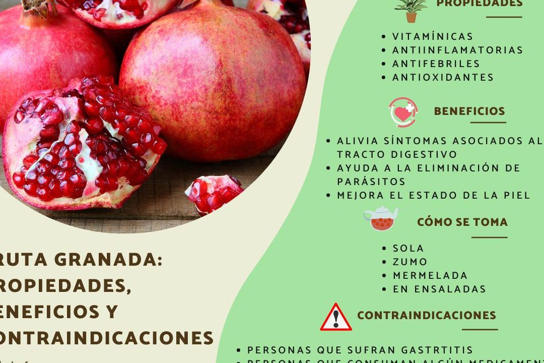 granada fruta como se come y sus beneficios saludables